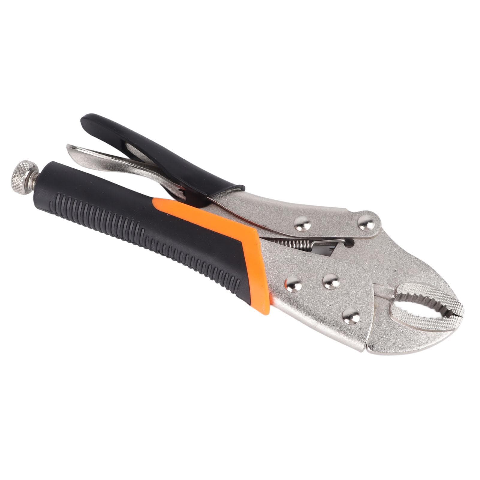10in Pressure Pliers Pressure Adjustable Multi Function Plastic Handle Locking Pliers for