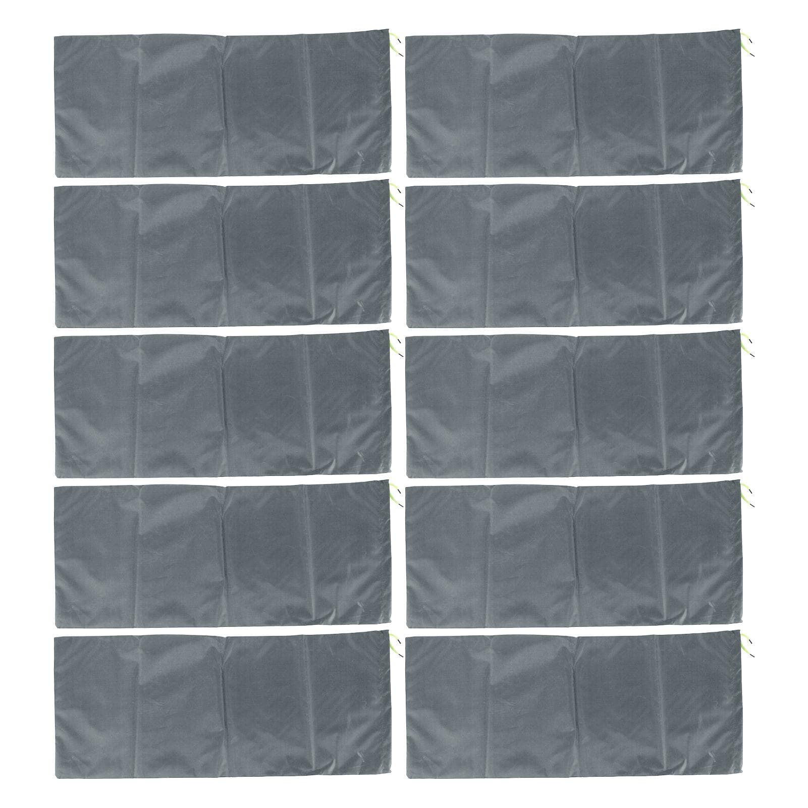 10pcs Flood Sandbags Professional Empty Rain Proof Flood Control Sandbags for House Door Garage gray