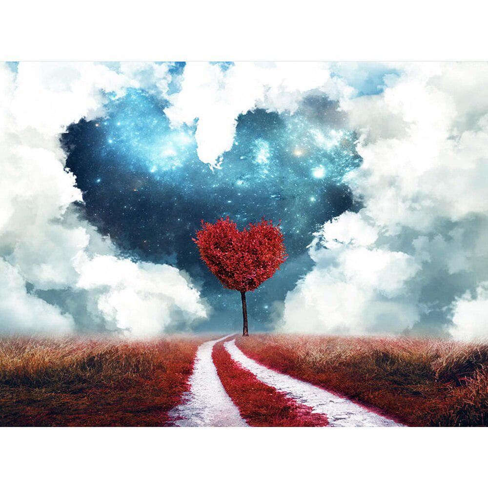 5D DIY Diamond Painting Full Drill Landscape Tree Diamond Embroidery Scenery Rhinestone Cross Stitch 20X30CM