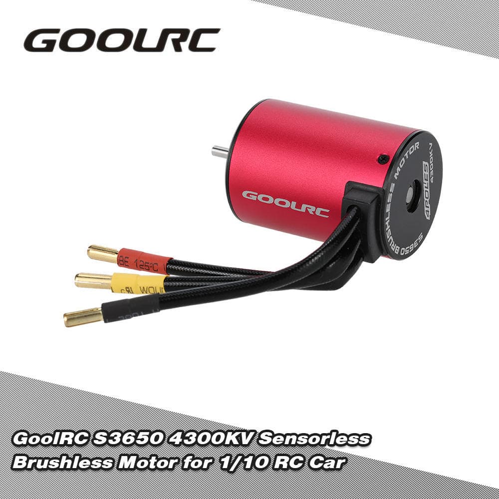 GoolRC S3650 4300KV Sensorless Brushless Motor for 1/10 RC Car