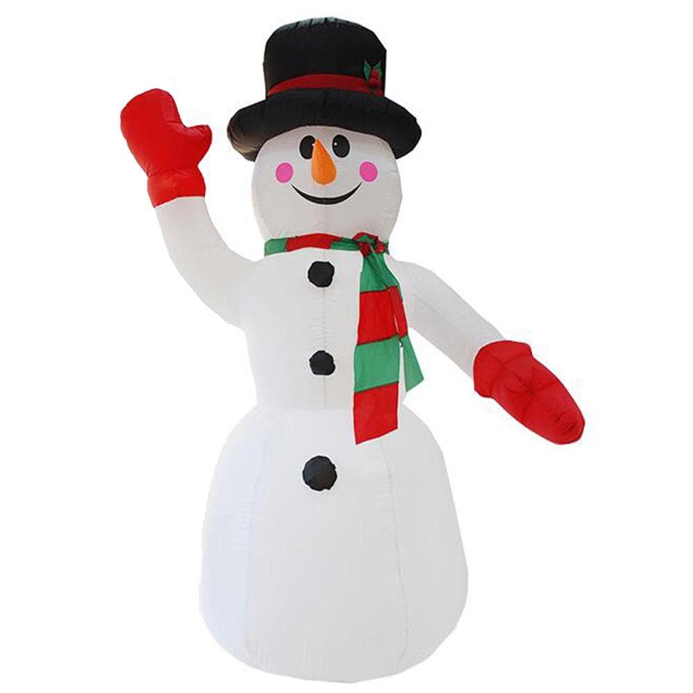 8 Ft Christmas Inflatable Snowman Decoration Home Decorations Yard LED Lights Outdoors Ornaments US Plug