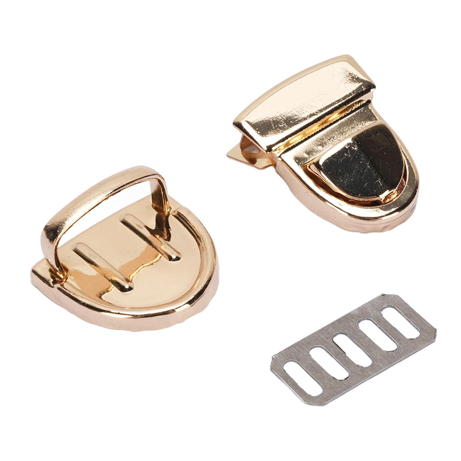 10 Set Tuck Lock Clasp for Belt Purse Thumb Lock Duck Tongue Shaped Bag Accessories 20mm Width with
