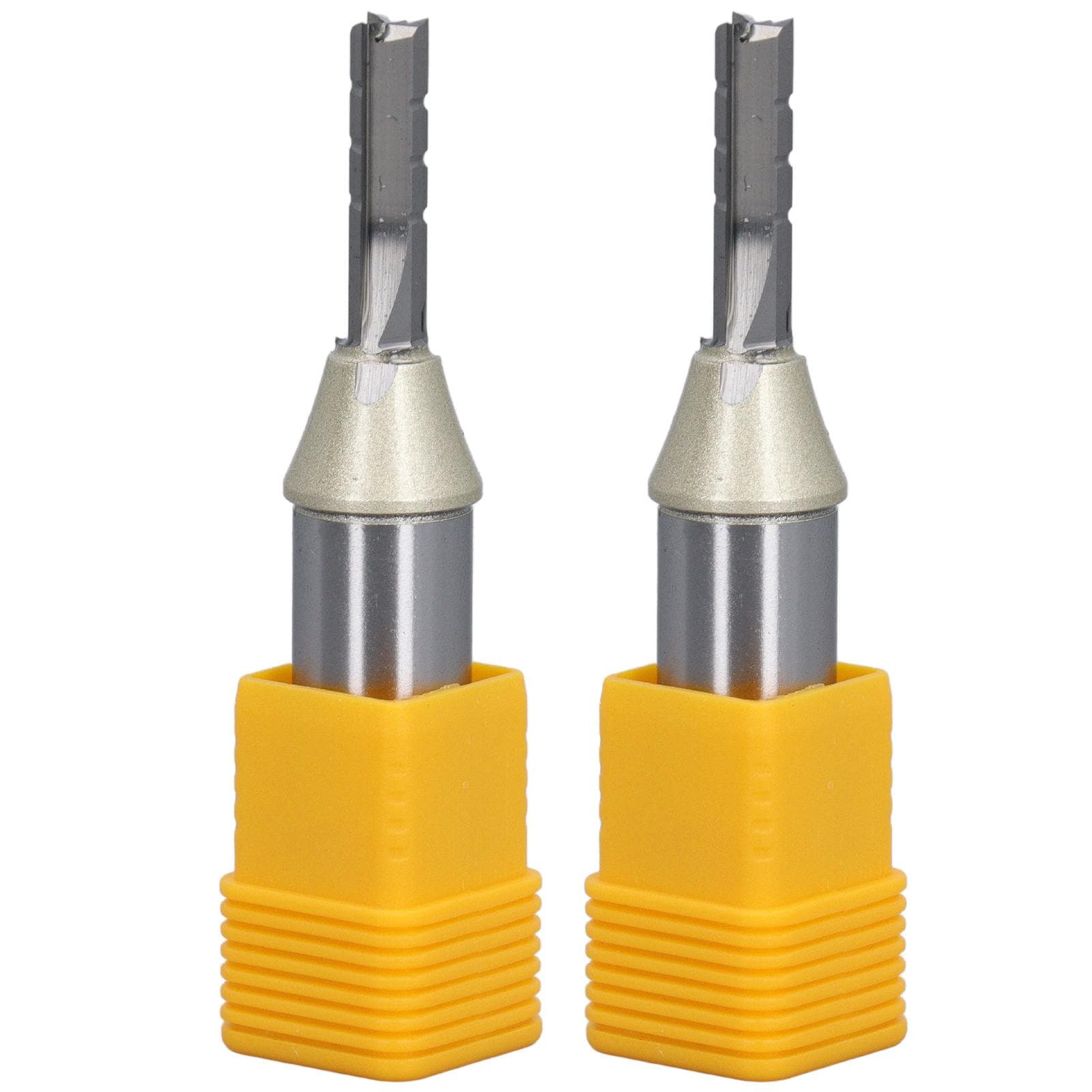 2PCS Woodworking Drill Bits 12 Inch Tungsten Steel CNC 3 Flutes Cutting Drill Bits