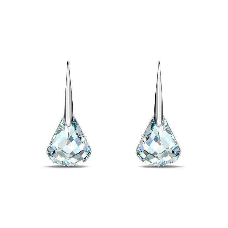 Swarovski Spirit Pierced Earrings Women earrings White Rhodium-Plated 5516533 Box (Random Color),White Gold-Plated