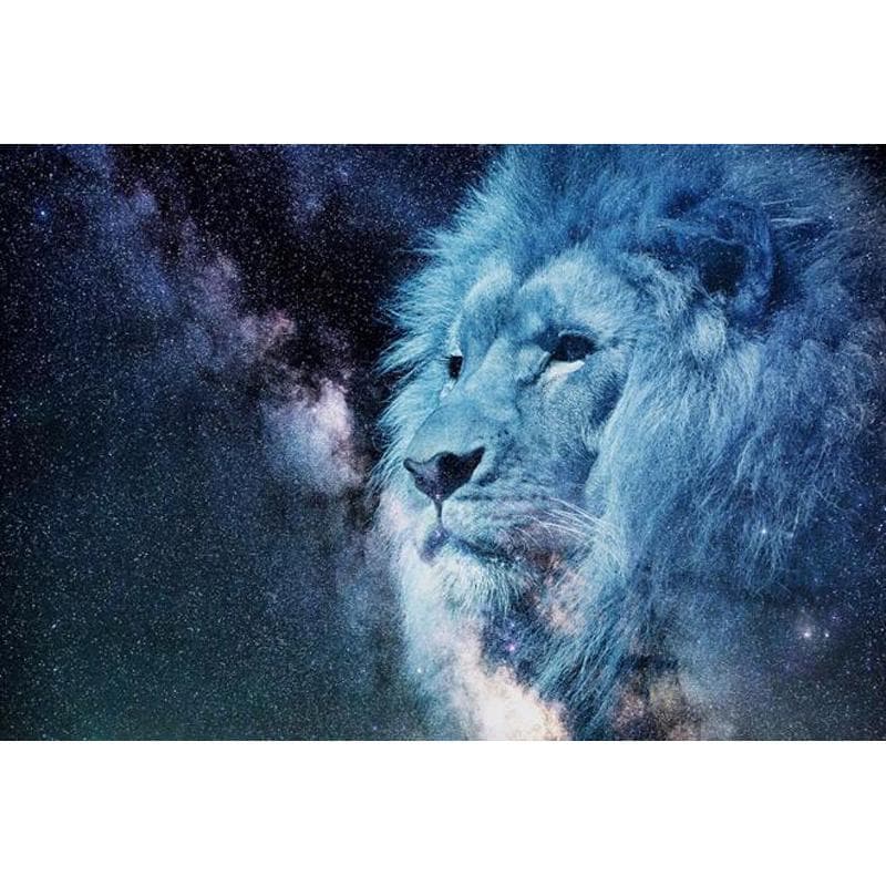 Diamond Painting Lion Full Round Diamond Embroidery 20X30CM
