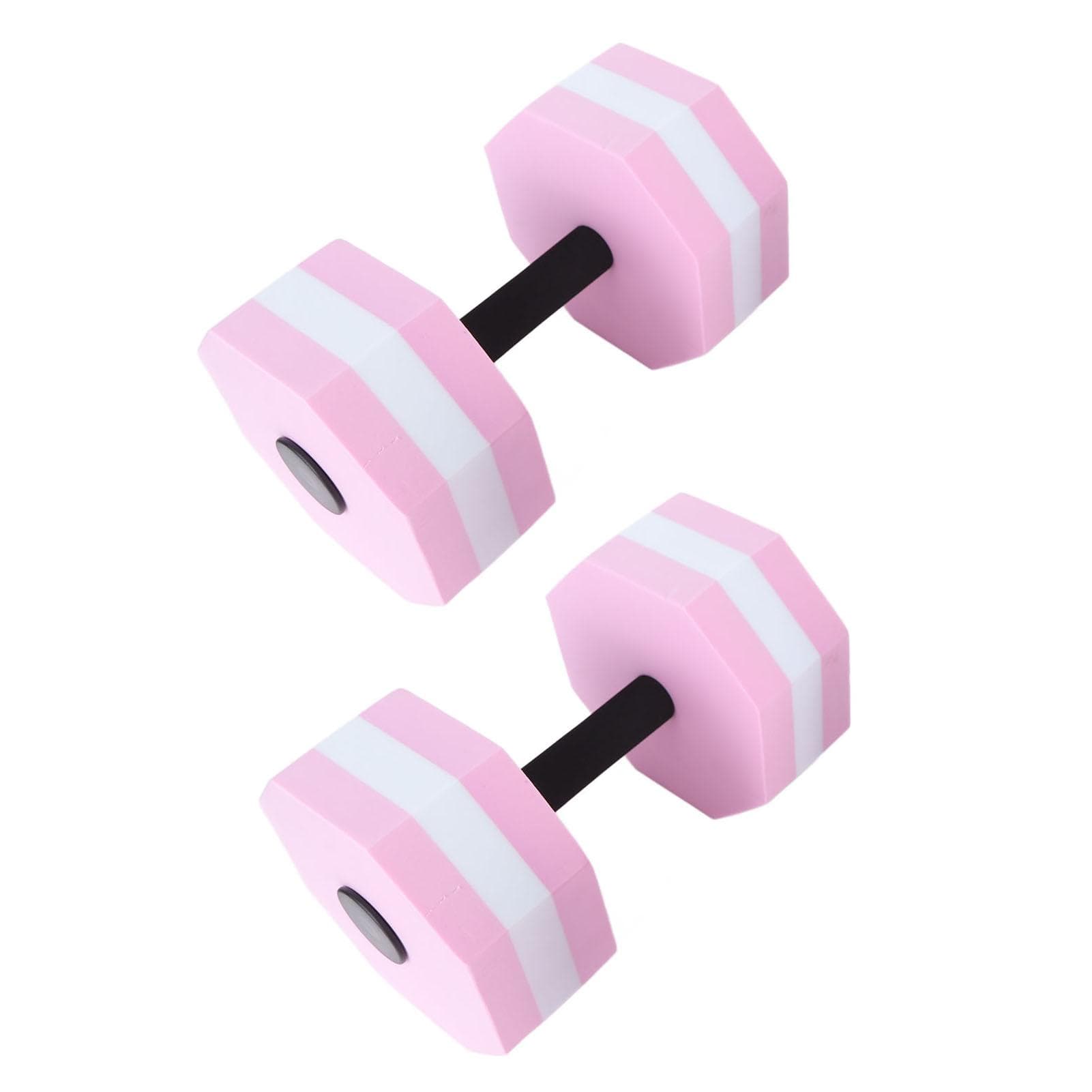2Pcs Aquatic Dumbbells EVA Flexible Floating Water Dumbbells for Kids Adults Swimming Training