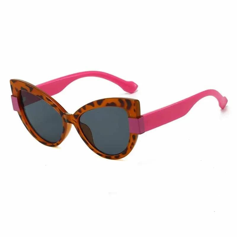 Fashion Large Frame Sunglasses UV Protection Women Retro Cat Eye Sun Glasses Ins Personality