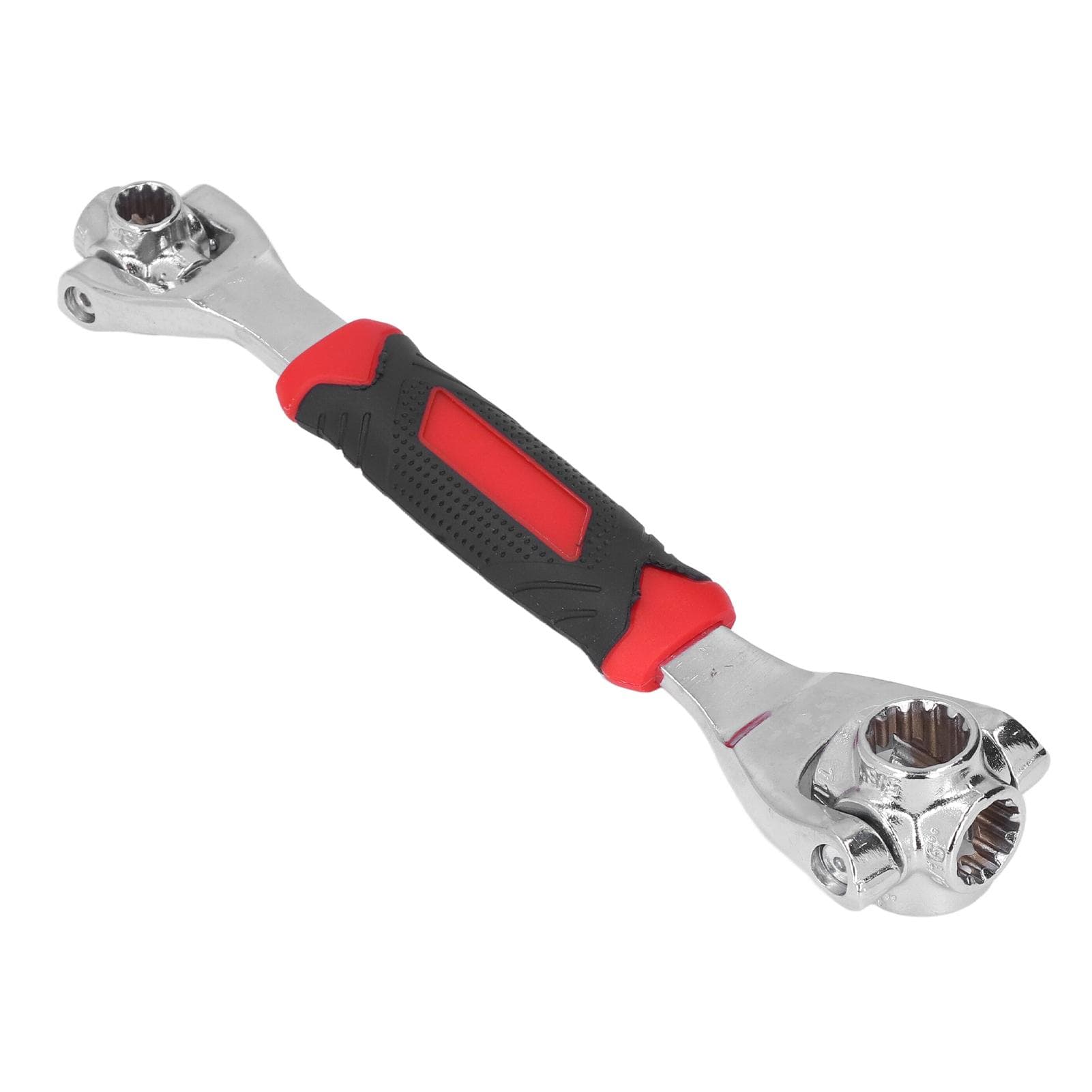 Socket Wrench 8 in 1 Anti Slip Handle Rotating Head Portable Alloy Steel Multifunction Wrench Tool