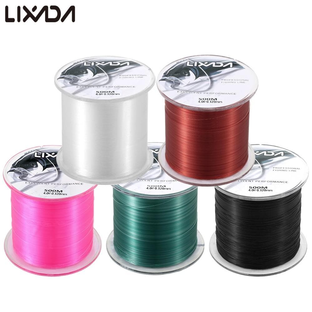 Lixada 500m 0.8 - 8.0 Nylon Fishing Line Durable Monofilament Rock Sea Green1.5