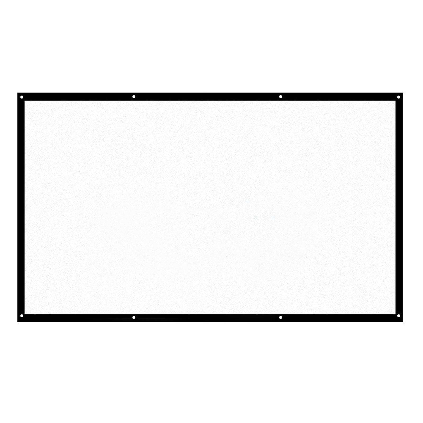 120-inch 16:9 Projector Screen Portable HD Projection Screen Foldable Wall Mounted for Home Theater 120-inch