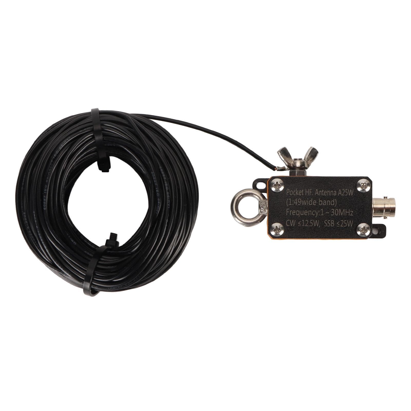 Portable HF End Fed Antenna 1‑30MHZ FE8 CW SSB 1:49 Balun Short Wave Pocket End Fed Radio Antenna