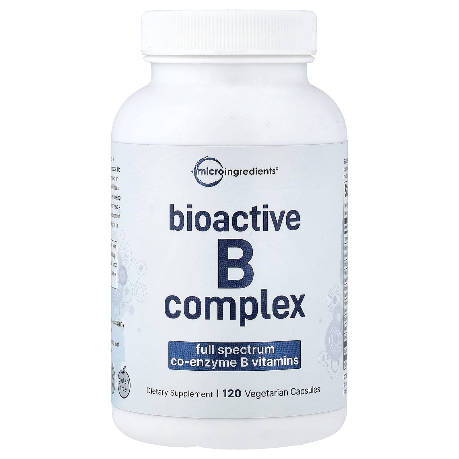 Micro Ingredients, Bioactive B Complex, 120 Veggie Capsules