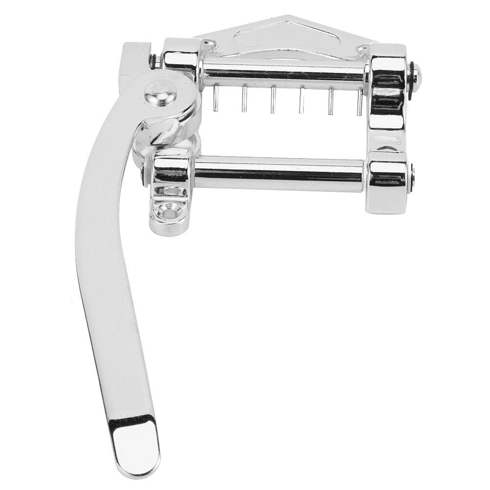 Tailpiece Vibrato Bridge for for SGTeleLP Flat Top Electric Guitar Tremolo SystemBlack silver