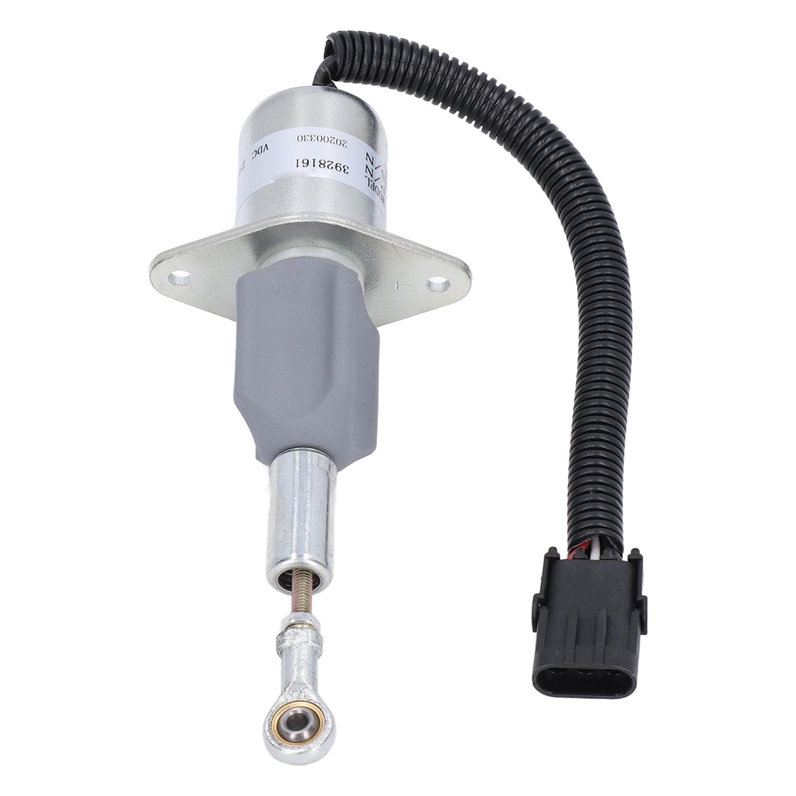 24V Fuel Shutdown Solenoid Flameout Solenoid Valve 3928161 Replacement for Cummins 6CT 8.3L