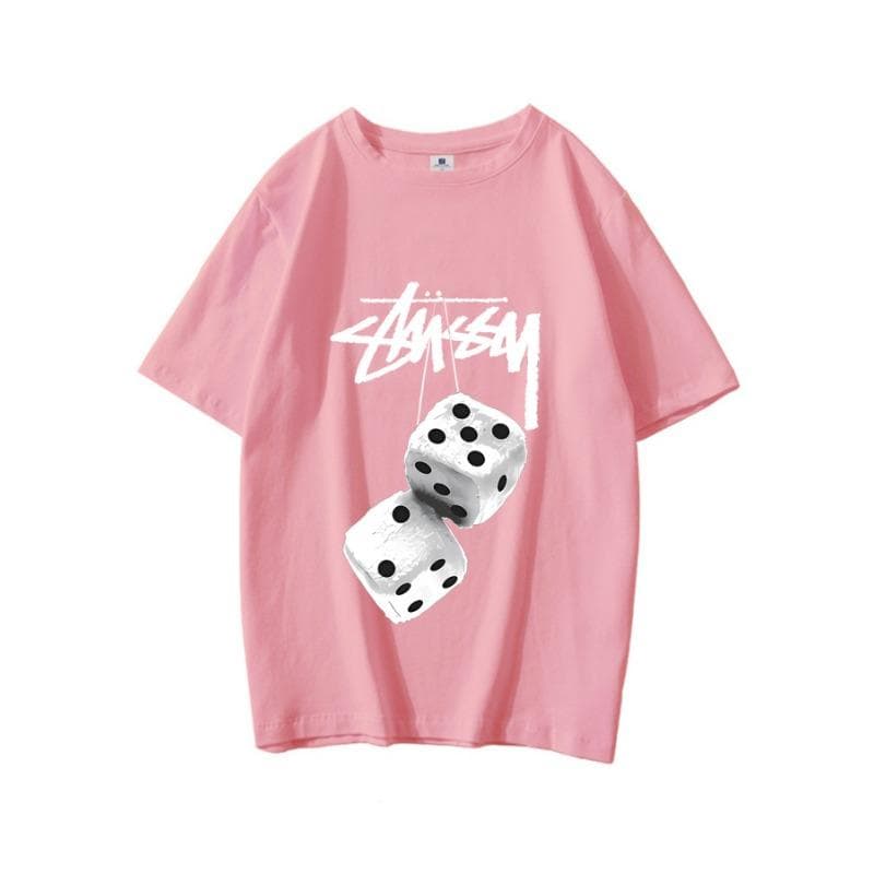 Women's Summer Fashion Printed Cotton Short Sleeve Round Neck T-shirt Loose Edition Unisex T-Shirts Unisex 3XL