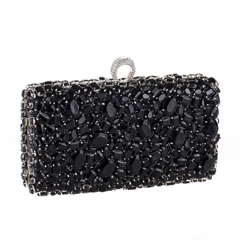 SCIONE Crystal Evening Bag Beaded Day Clutches Lady Wedding Purse Rhinestones Handbag for Women Bag