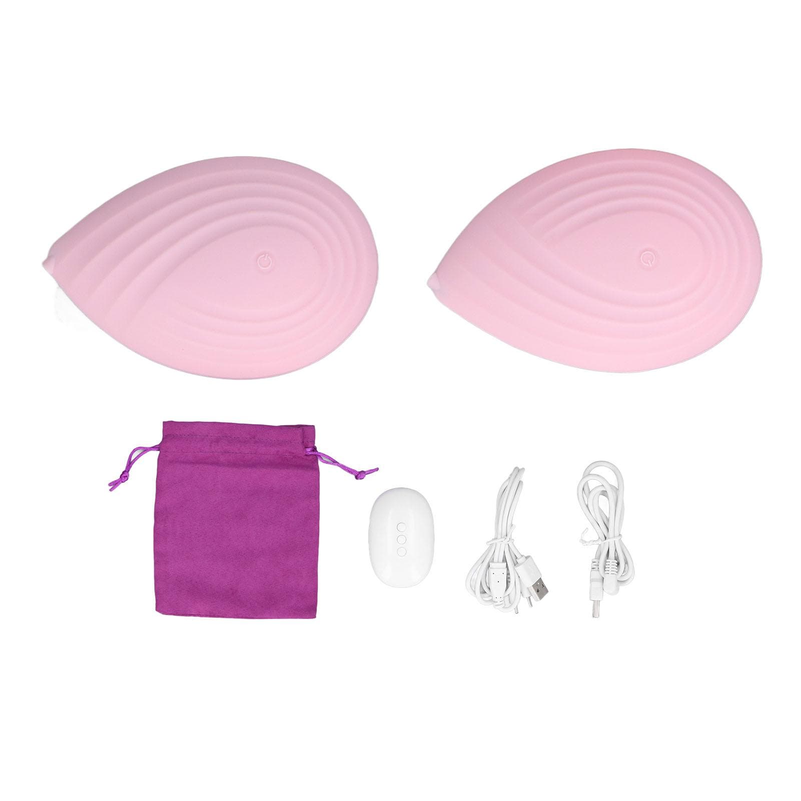 Electric Breast Enhancement Massager Intelligent IPX7 Waterproof Wireless Heated Breast Massager