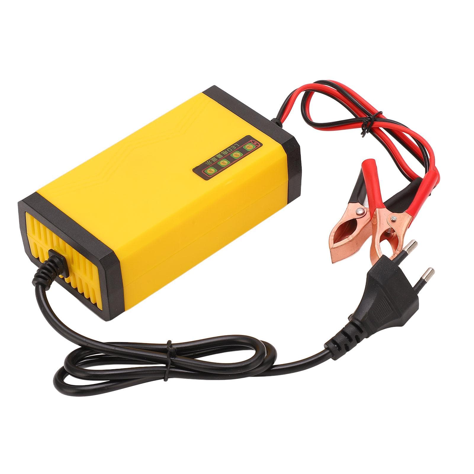 12V Smart Battery Charger LCD Display Multifunctional Automobile Battery Maintainer