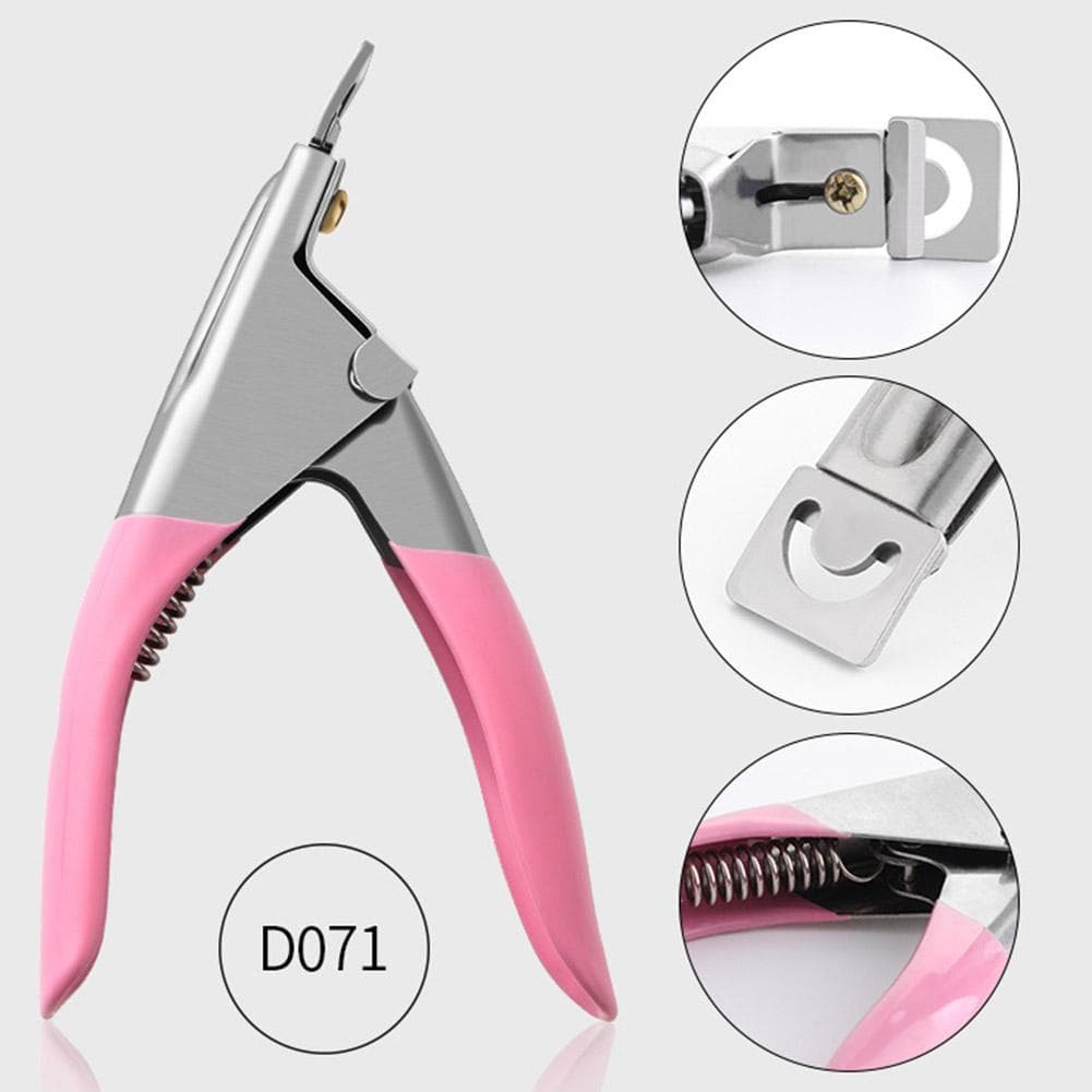 Nail Clipper Fingernail Toe Edge Pedicure Manicure Cutter Scissor Nipper Tool (U shaped)