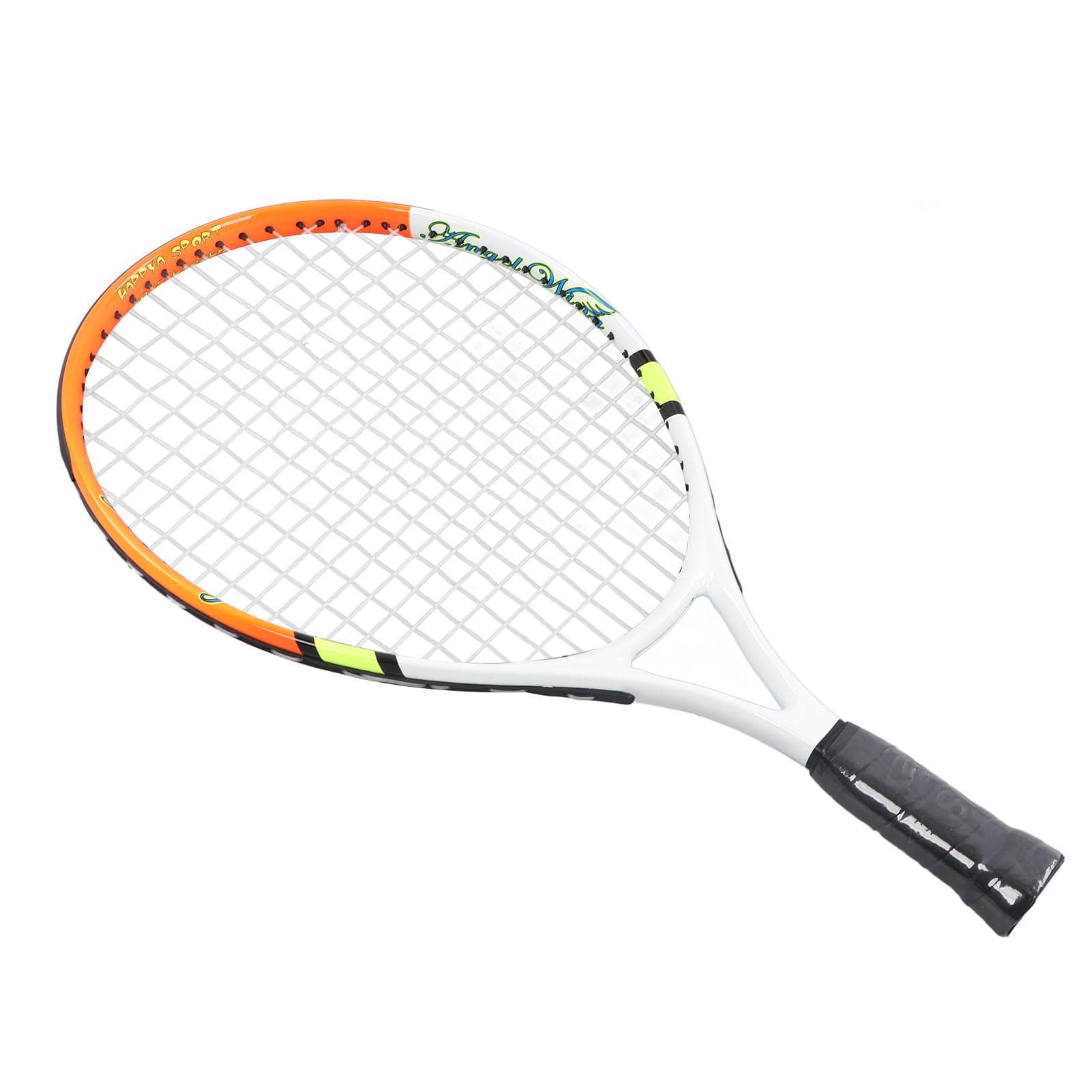 Tennis Racket 19in Nylon Strip Shock Absorb with Overgrip Balls Tennis Racquet for Kids Sports