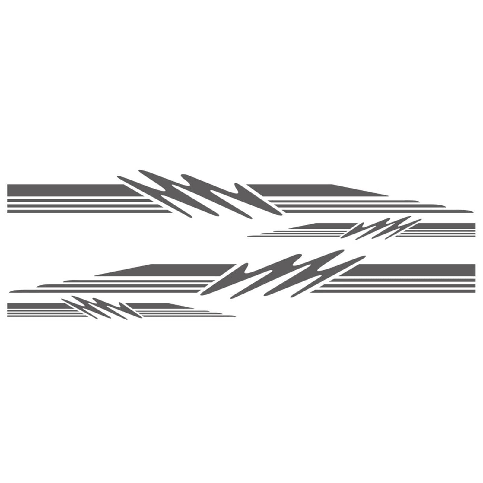 Motorhome Sticker Caravan Travel Trailer Camper Van Stripes Graphics Decals Car Stickers Car dark gray