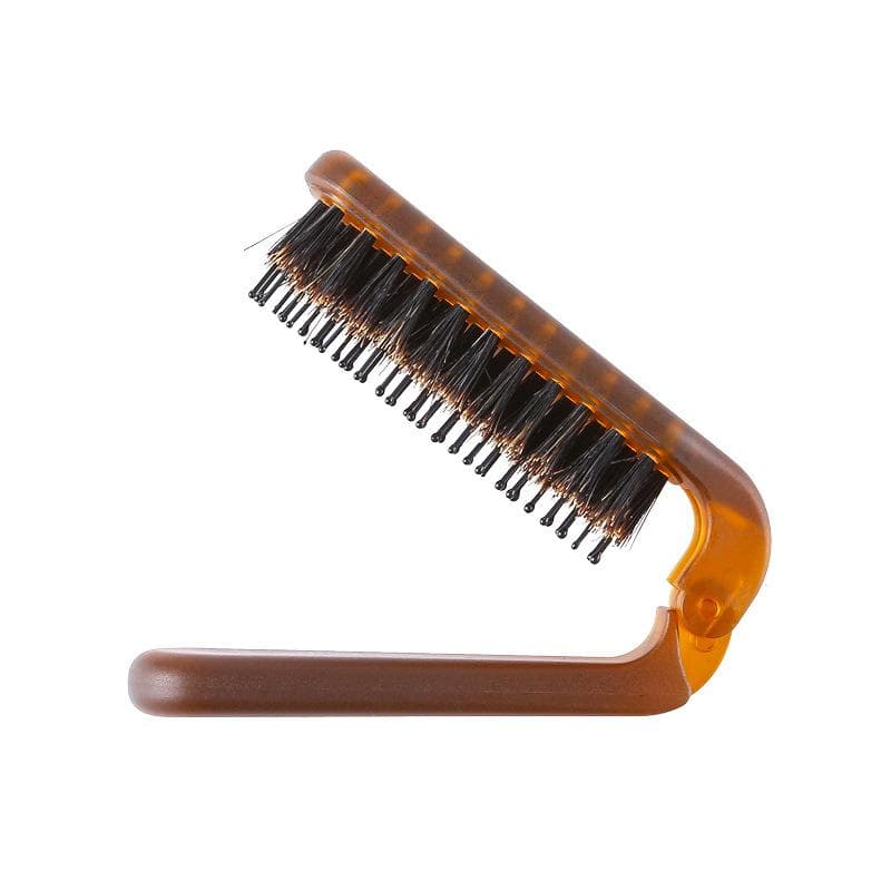 Hair Accessories Hairdressing Pocket Size Massage Comb Bristle Hair Brush Foldable Comb Bristle Comb Hair Styling Tool
