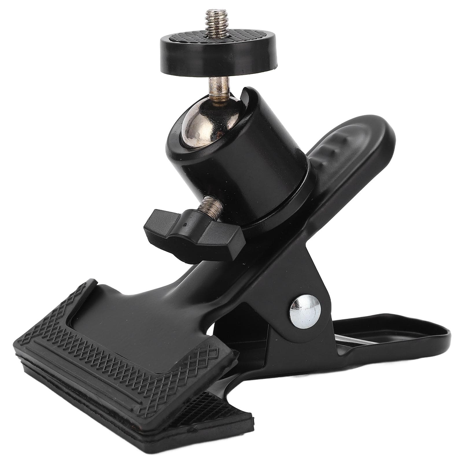 Tripod Camera Clip Clamp Holder with 360 degrees Rotatable Ballhead Clamp for Motion Camera