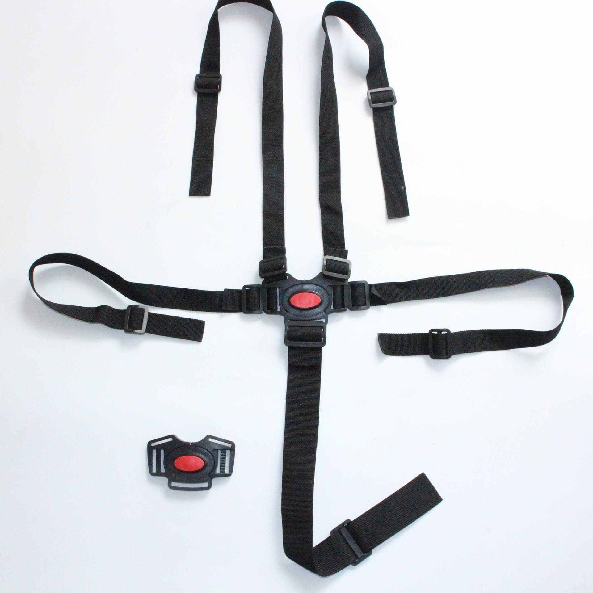 5point children s dining chair seat belt 5point child child safety strap stroller seat belt red red black