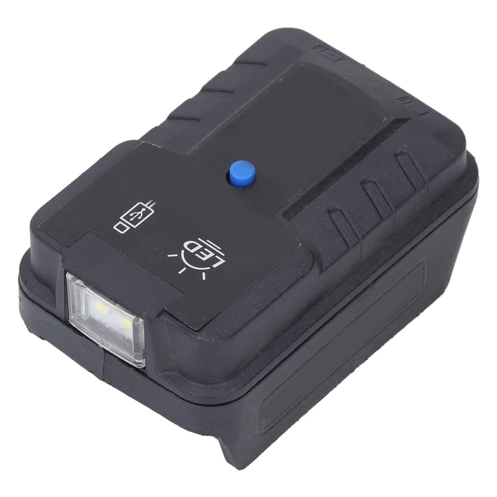 Battery Adapter Charger with LED Light 100LM High Brightness 18V Battery Phone Charger Adapter for