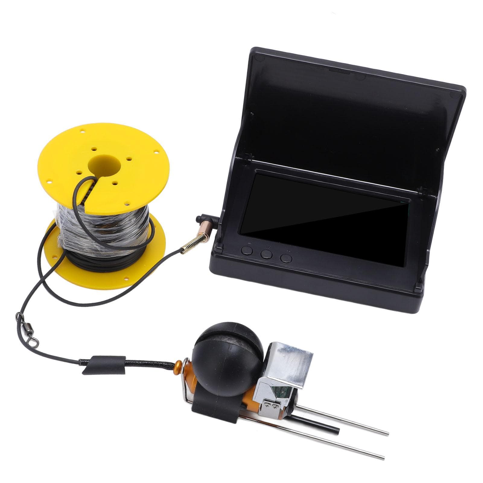 Underwater Fishing Camera 1080P 5MP 1500cd Brightness 220 Degree Wide Angle 4.3in Screen Water