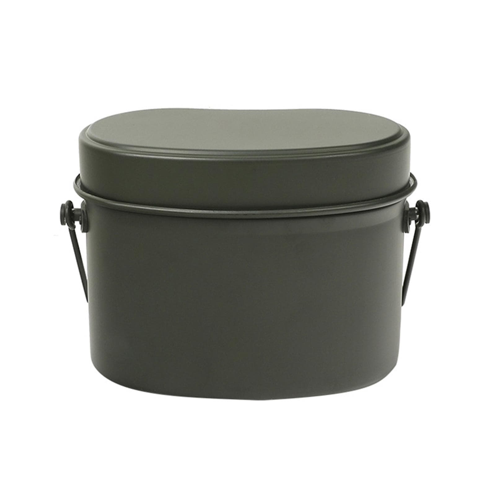 1.2L/1.5L Outdoor Military Canteen Mess Tin Kit Camping Cookware Lunch Box Cooking Pot for 1.2L