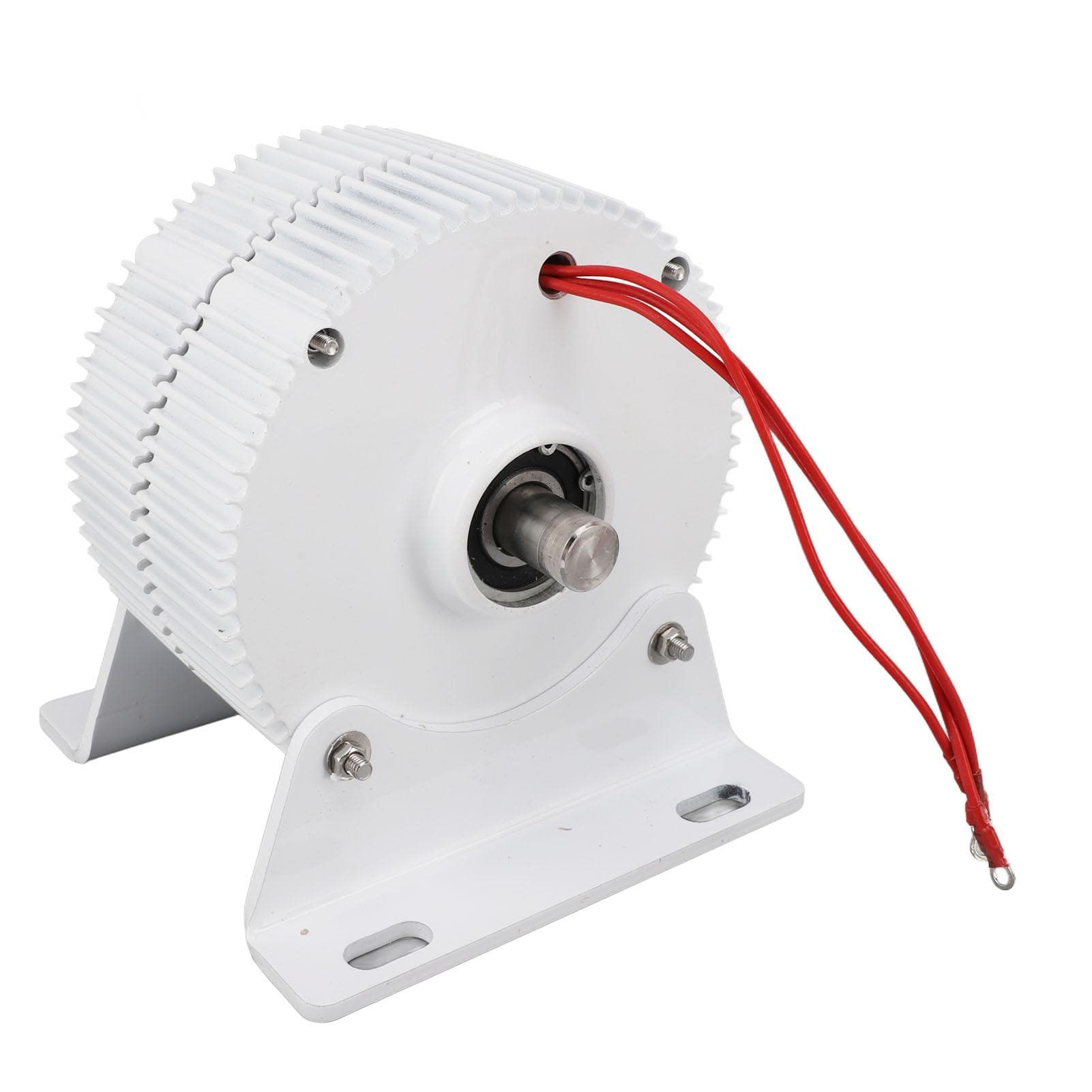 Permanent Magnet Alternator 48V 3 Phase AC Wind Synchronous Generator 2 Axes Serrated with Base