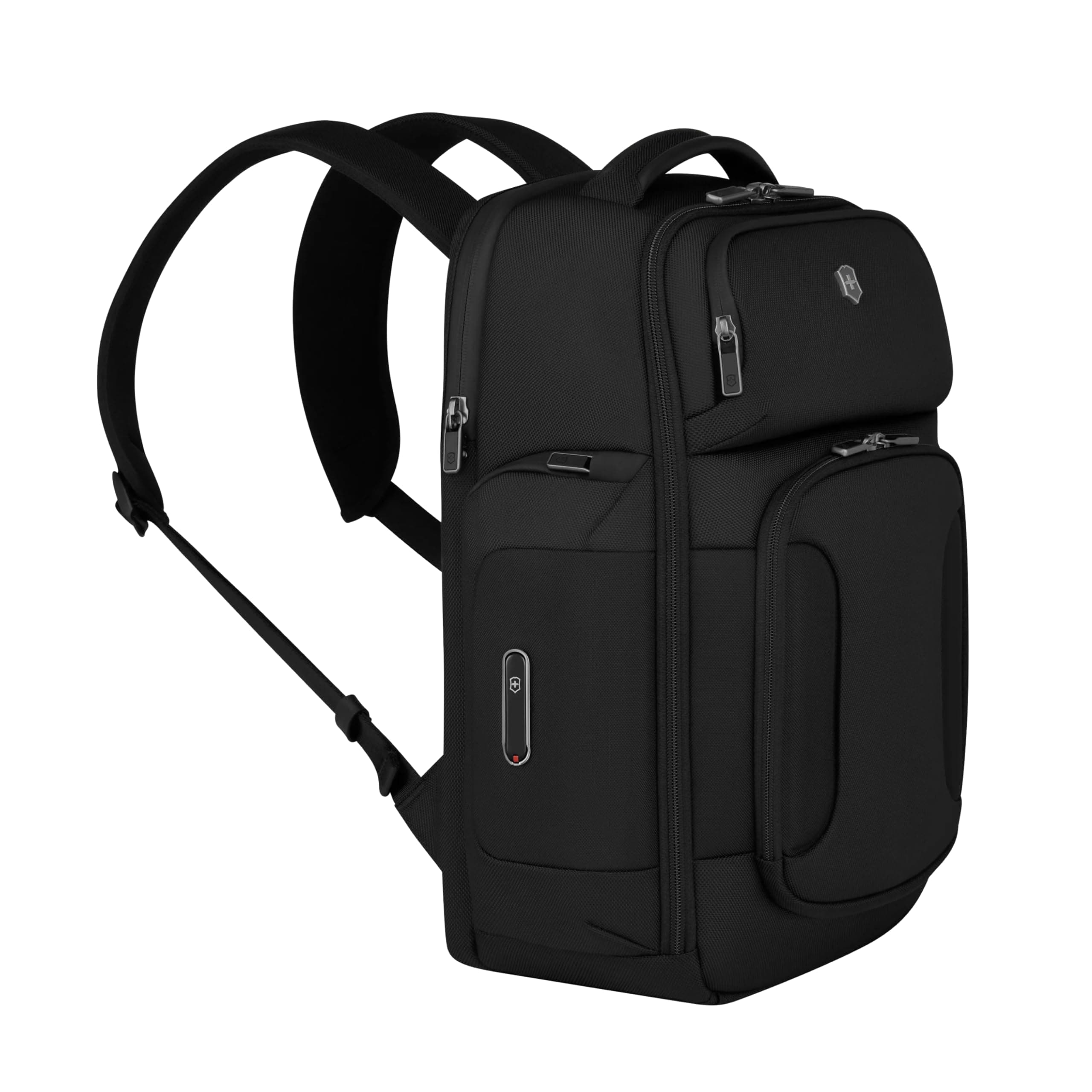 Victorinox Werks Traveler Deluxe Backpack with Laptop and Tablet 24L Antibacterial Business Perfect for Business and Black 7.0 15.6-inch 11-inch