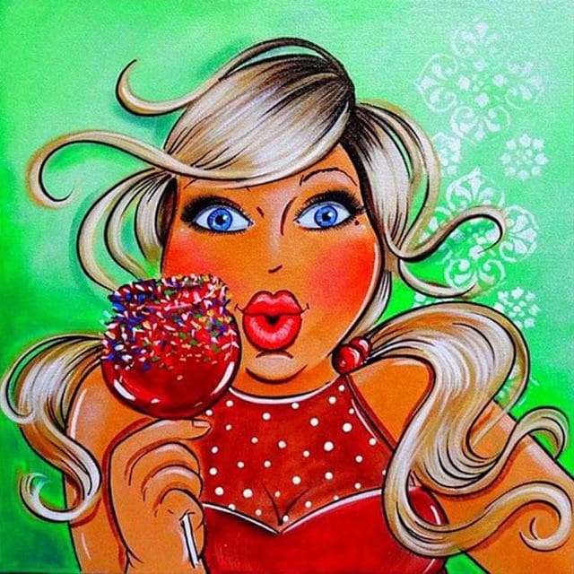 Diamand Painting Complet Diamond Painting Full Drill Diamond Embroider 30X30CM