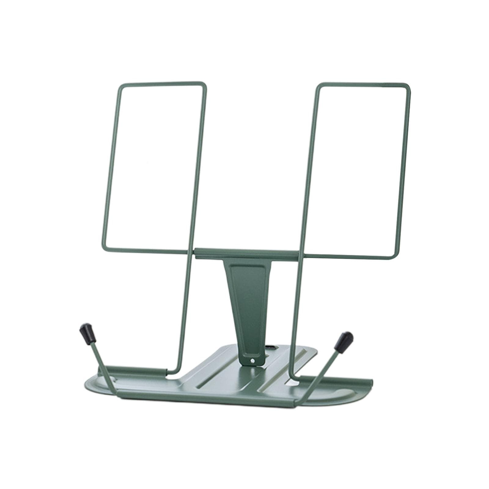 Adjustable Desk Book Stand Cookbook Holder Portable Bookrest Non-slip Page Clips for Thick Book Cookbook Textbook Recipe 3