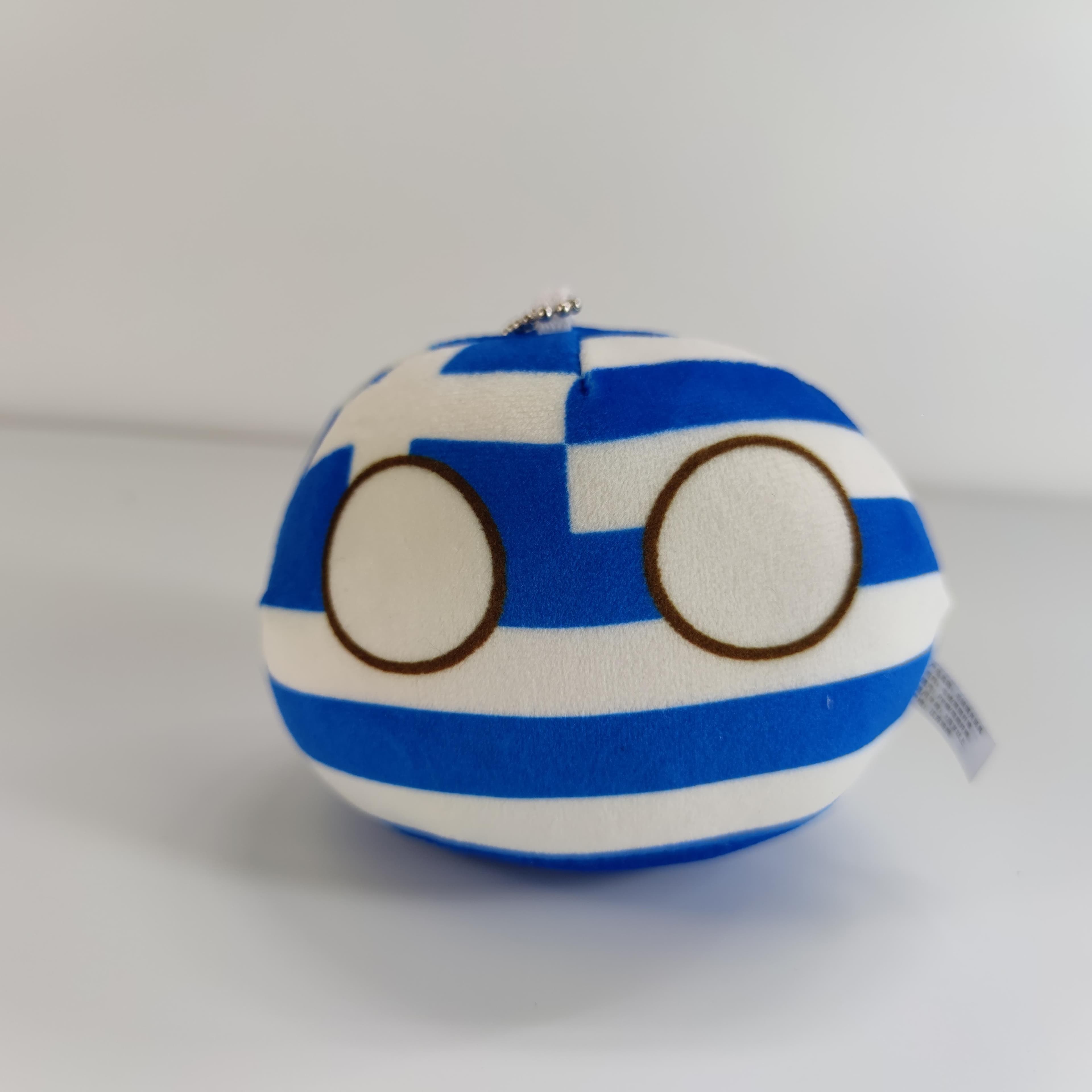 10cm Polandball Mini Plush Toy Kazakhstan Israel Palestine Iraq Egypt Countryball Anime Peripheral Gifts Greece
