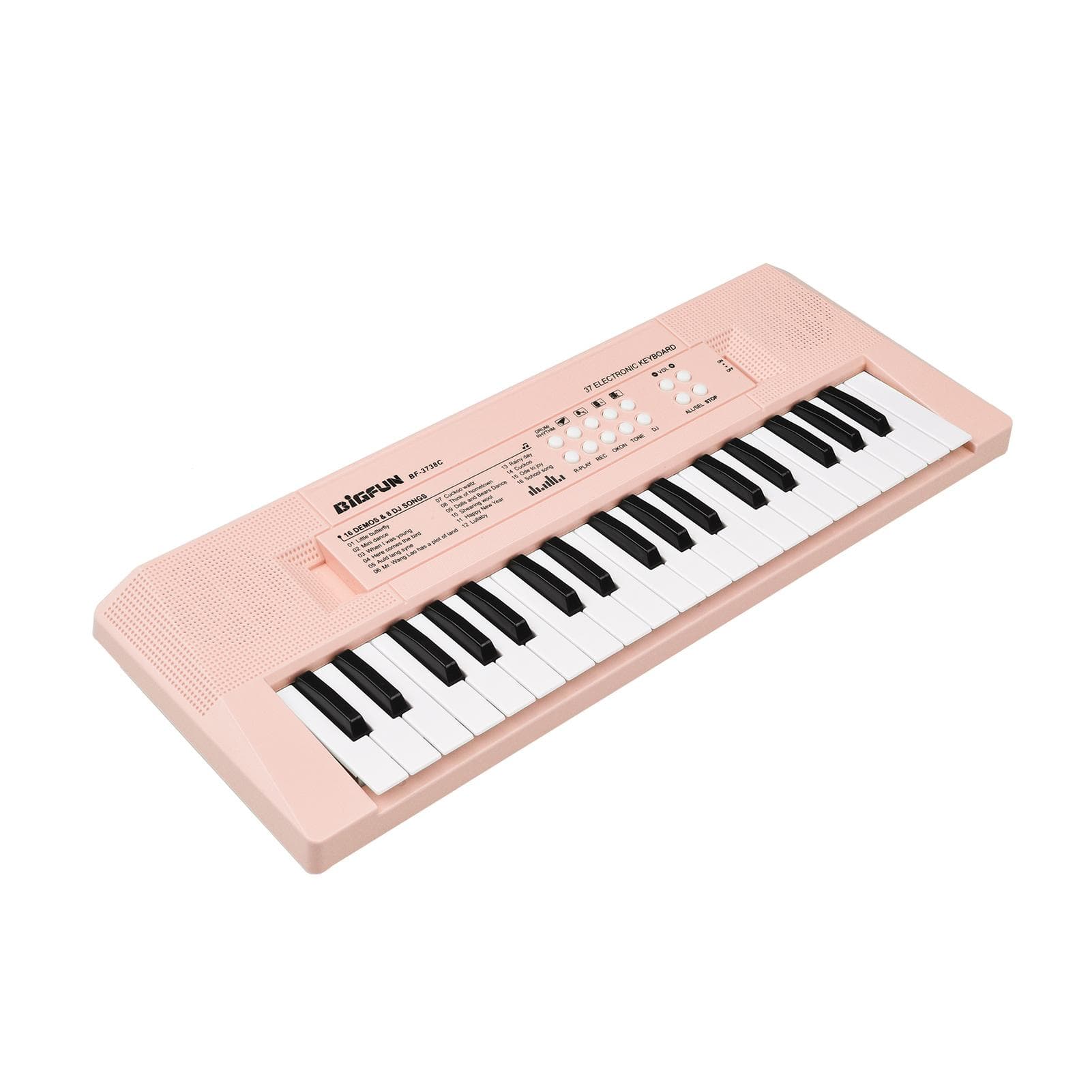 Electronic Piano with Mini Keyboard 37-Key Electronic Keyboard Piano Children s Piano Pink pink