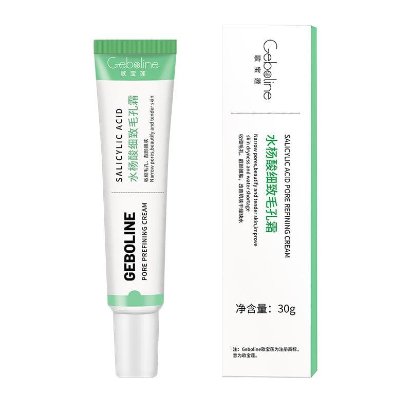 Salicylic Acid Pore Shrinking Cream Quick Elimination Large Pores Remove Blackehead Tighten Face Smooth Skin Care Product 1PCS