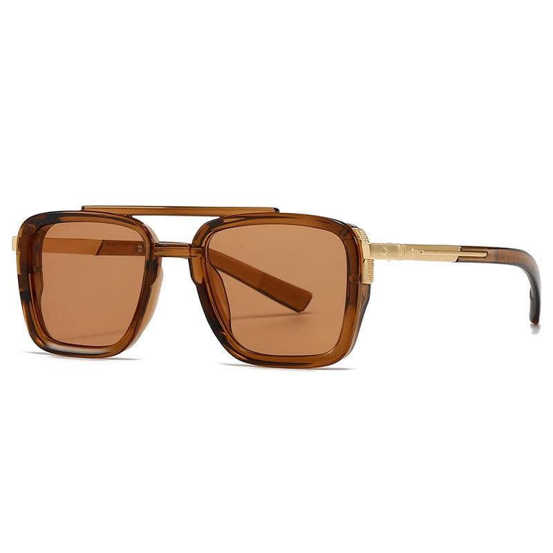 Vintage Pilot Square Sunglasses Women Men Luxury Designer Sun Glasses Punk Outdoor Driving UV400 Protection