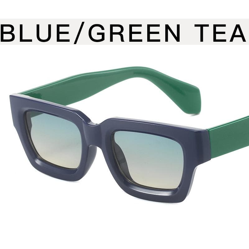 New Retro Small Frame Sunglasses Women Men Vintage Square Sun Glasses UV400 Protection Designer Brand Eyewear As shown in the figu