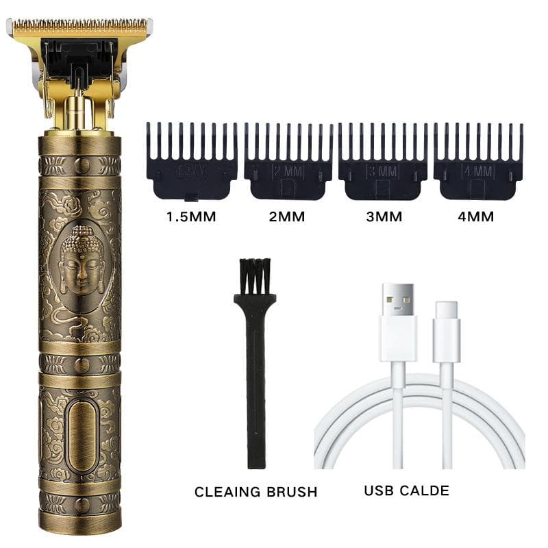 Electric Cordless Hair Clipper USB ABS Plastic Hair Clipper Barber Rechargeable Waterproof Professional Electric Hair Trimmer Shaver Trimmer Beard