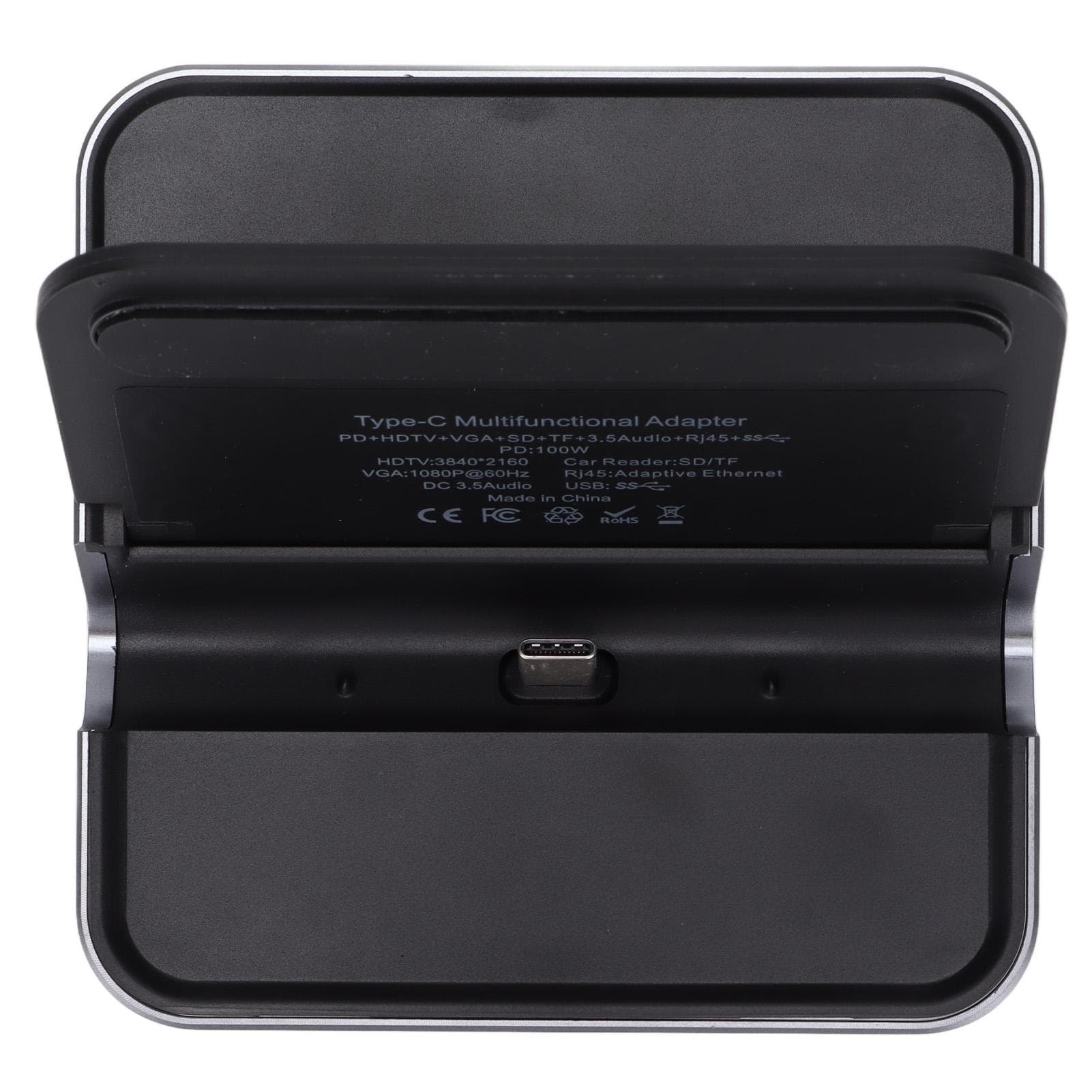 USB C Charging Hub Compact Portable 2 USB3.0 Ports Docking Station for Samsung Mobile Phone