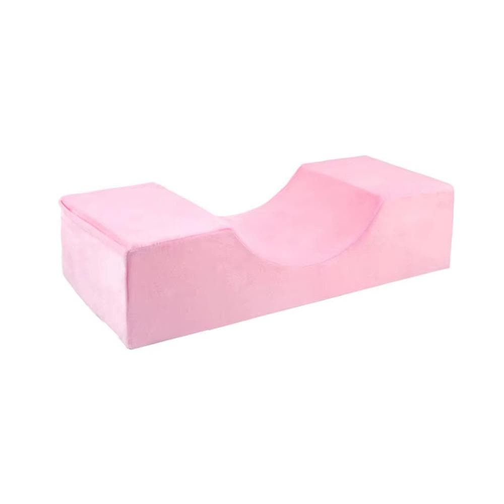 Detachable Cover Eyelash Extension Pillow U Shape Design Lash Pillow Neck Support Beauty Salon pink