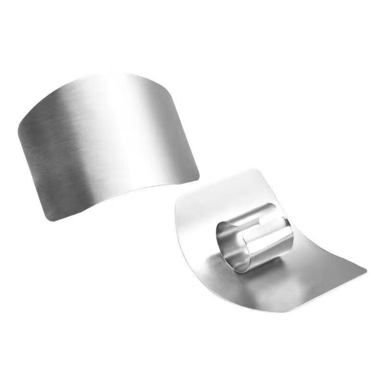 Stainless Steel Finger Guard Adjustable Finger Hand Protector Kitchen Tool for Food Slicing