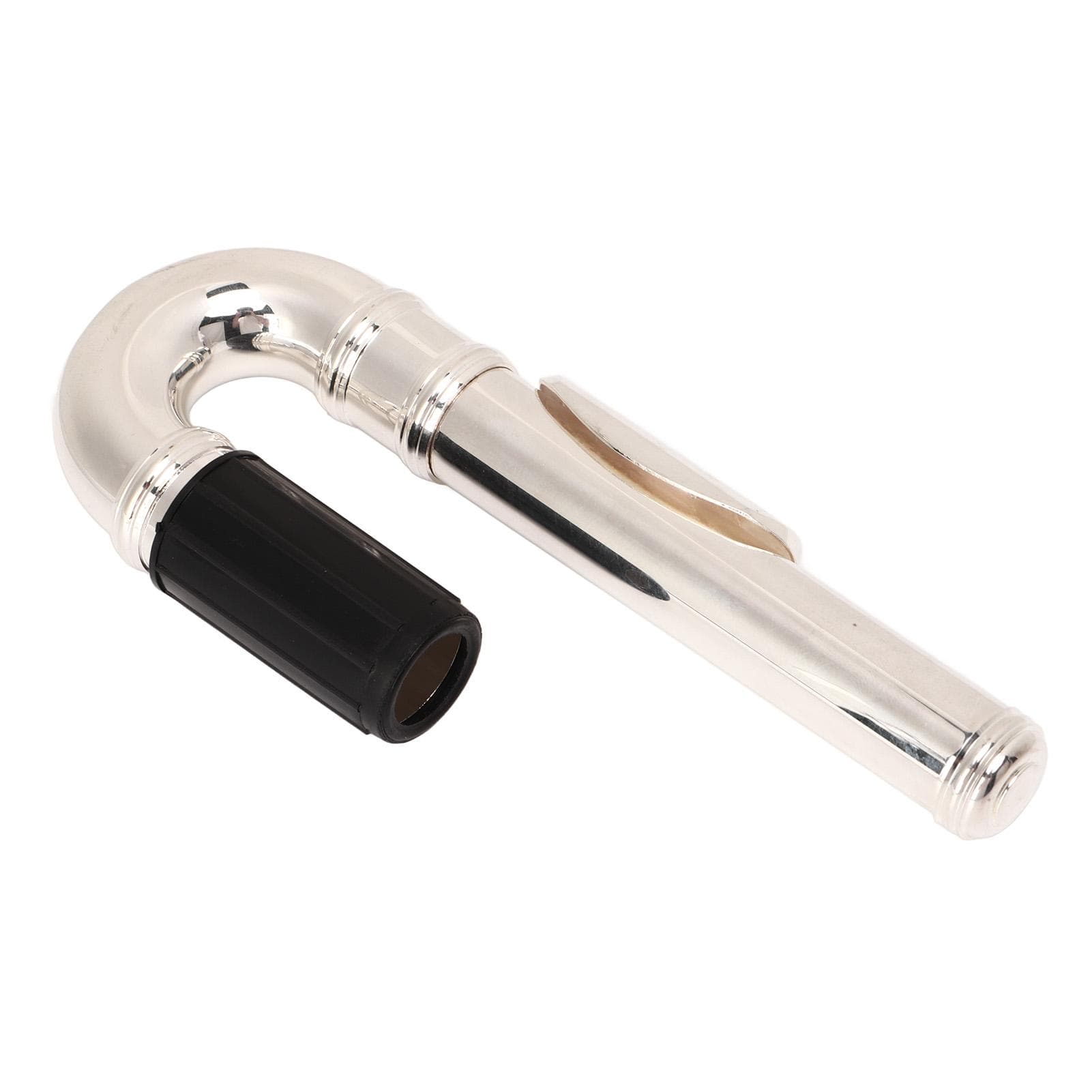 Flute Curved Head Joint Mouthpiece Replacement Metal Woodwind Instrument Accessories for Kids