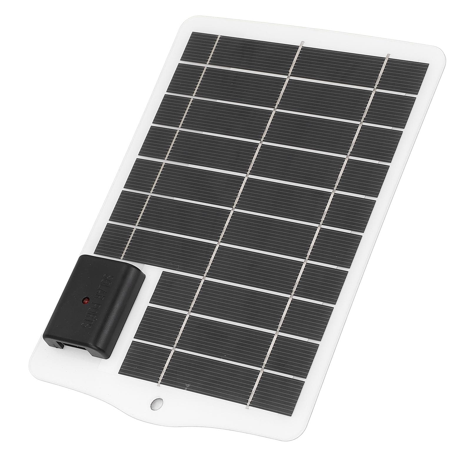 Solar Charger 3.5W 5V Monocrystalline Silicon Portable Solar Panel Charger for 5V Electronic Device white