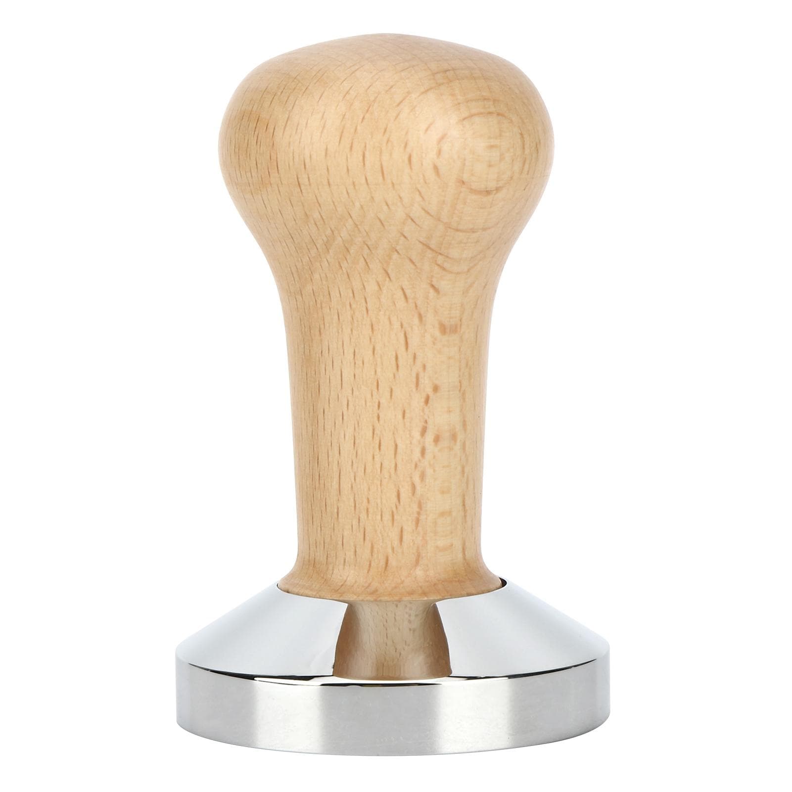 58mm Coffee Tamper Coffee Powder Hand Tamper Press Hammer Coffee Machine AccessoriesWood Color 58mm B
