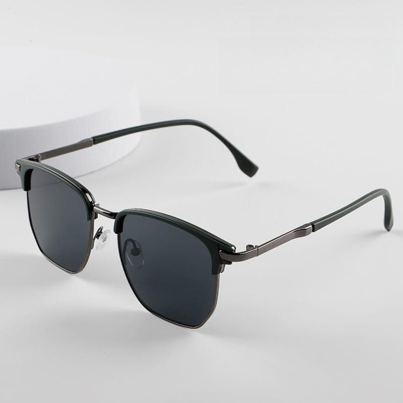 1/2PCS Retro Punk Square Sunglasses Unisex Clear Korean Style Fashion Small Eyewear