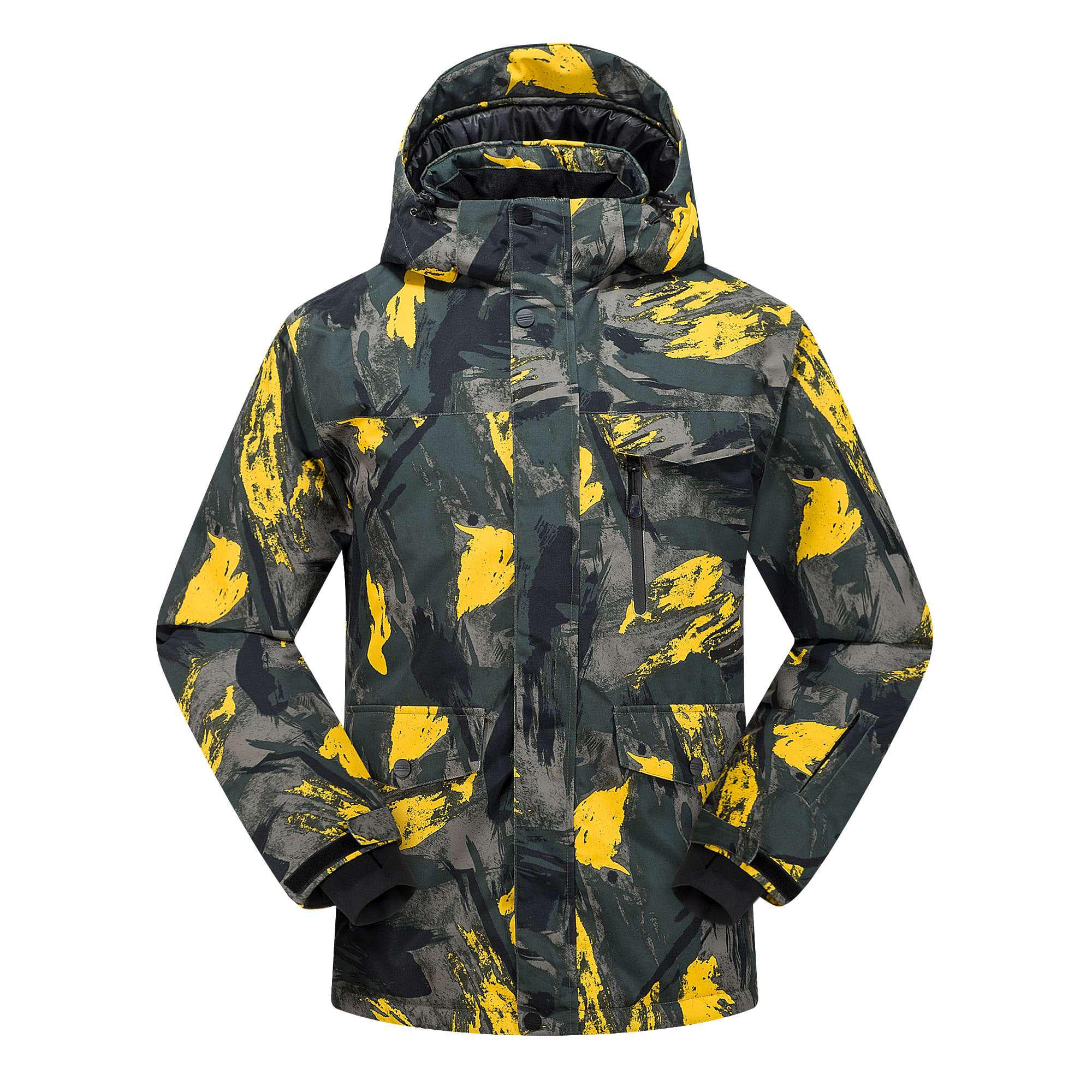 High Quality Winter Men Ski Jackets Outdoor Ski Jacket Male Waterproof Warm Hiking Fishing Jacket XL