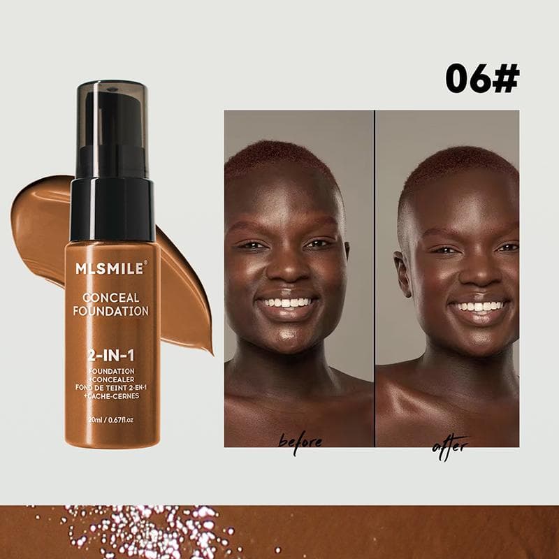 Face Foundation Cream Oil-Control Matte Waterproof Lasting Concealer Liquid Full Coverage Makeup Base Professional Makeup